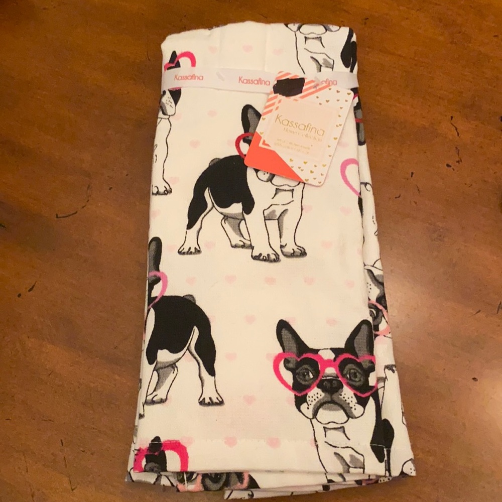 Kassafina French Bulldog Handtowels